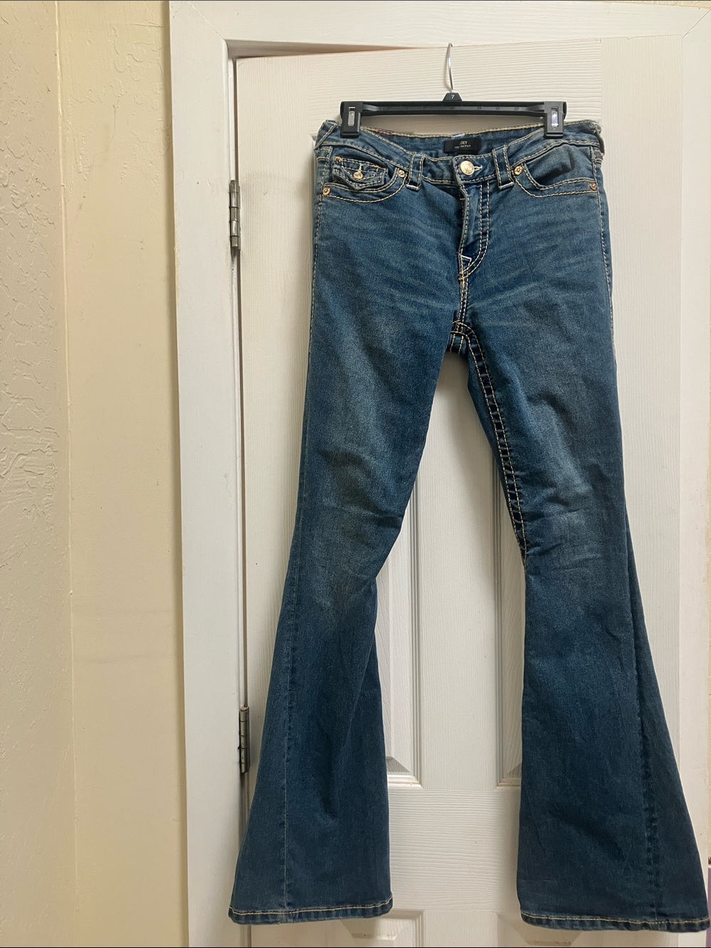 True Religion Joey Dark Blue Flare Jeans